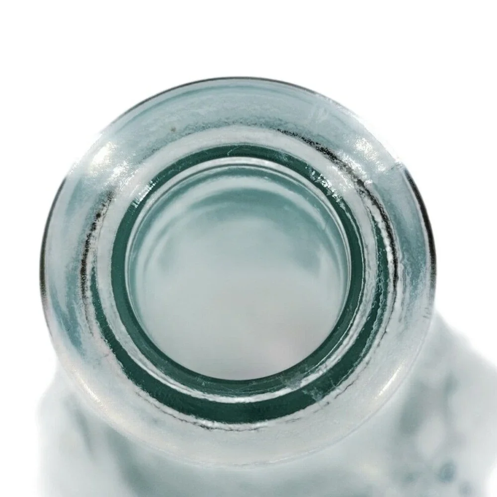 undecipherable vintage glass